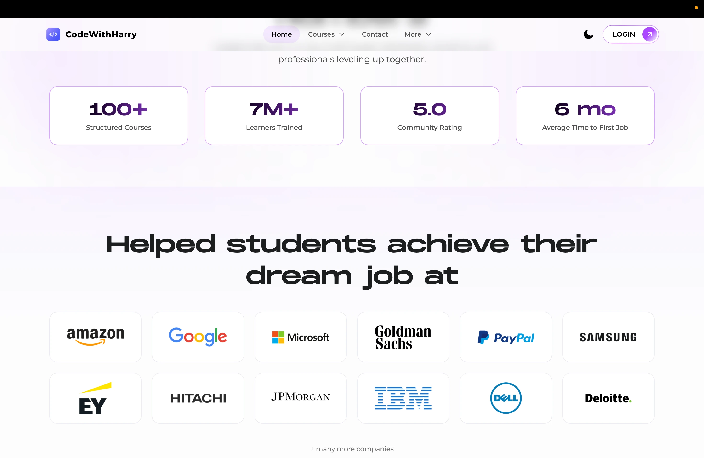 CodeWithHarry Redesign — 5