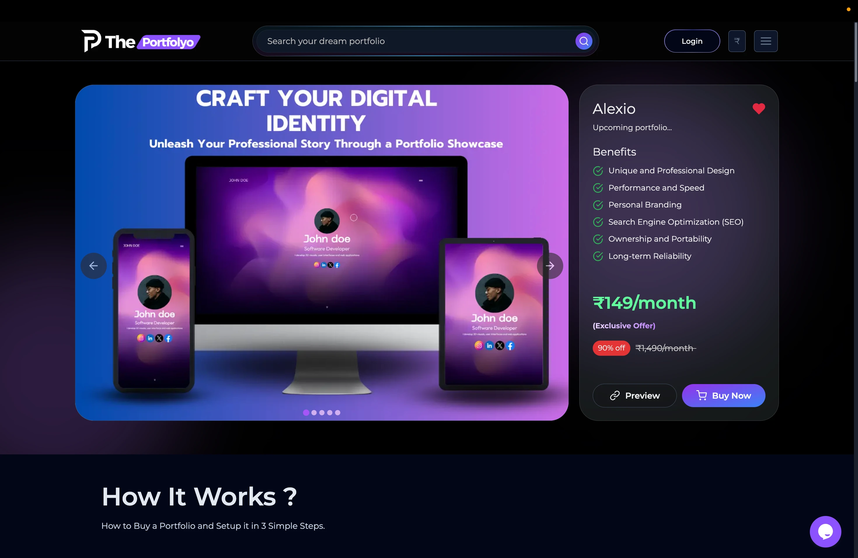 ThePortfolyo v1 — 3