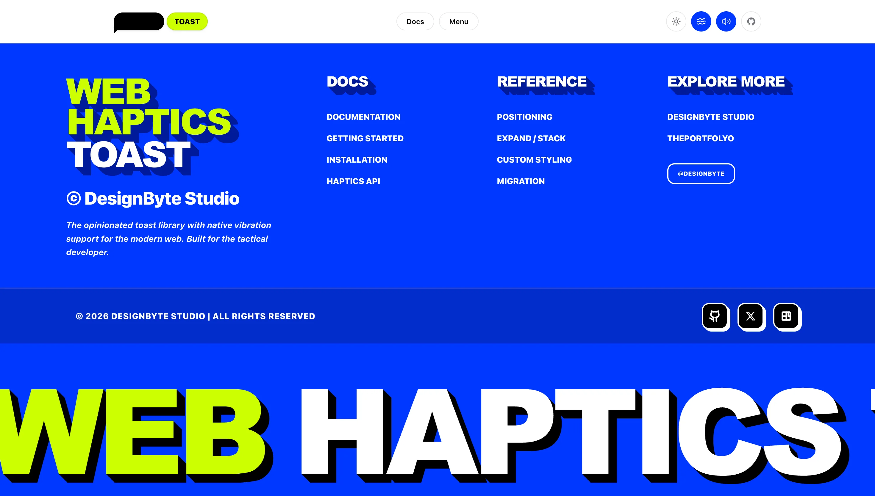 Web Haptics Toast — 5